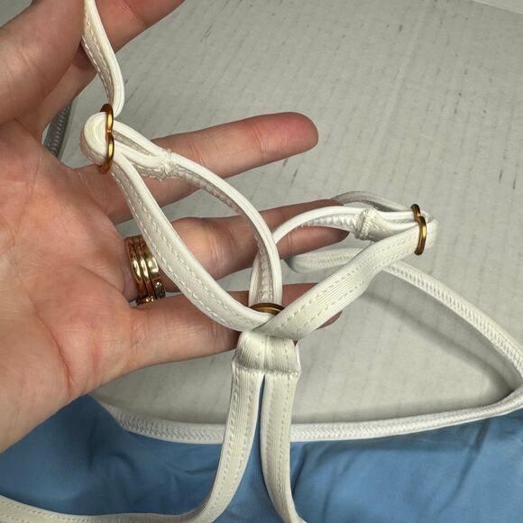 L*Space Pamela Tankini Top in Aura-White-Bubblegum NWT Size Small - Picture 6 of 8